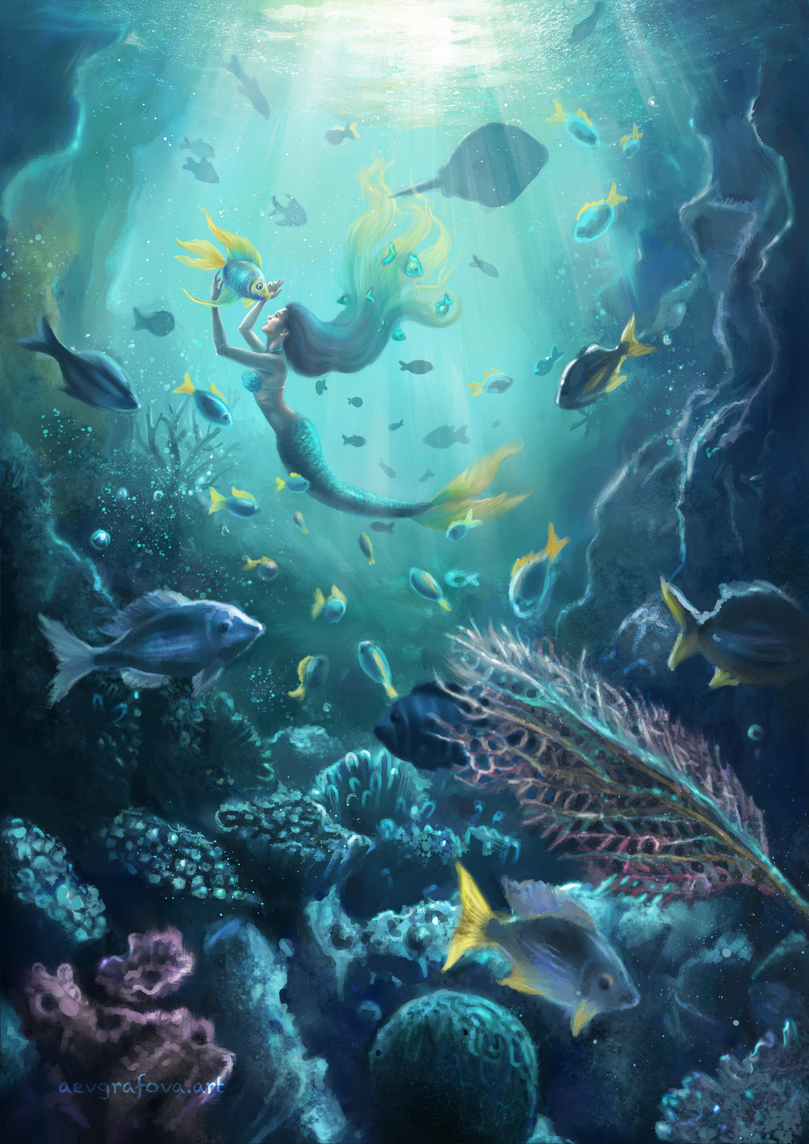 Marine Symphony - Commissioned Art
