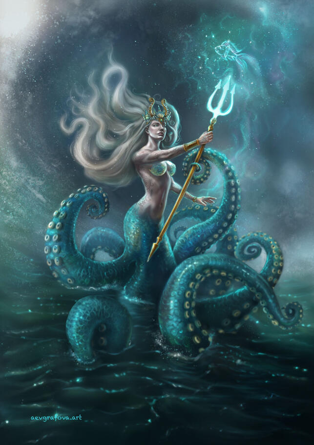 "Queen of Seas", personal art