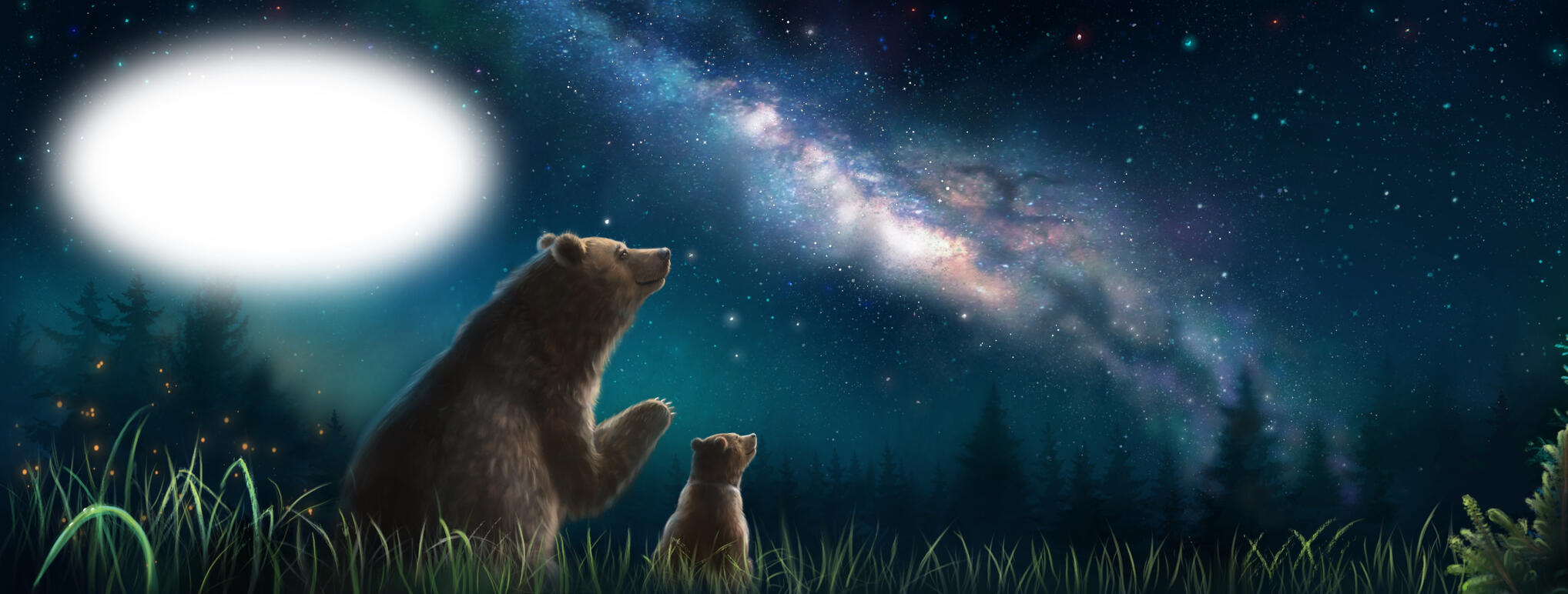 Gaia - full-spread book illustration