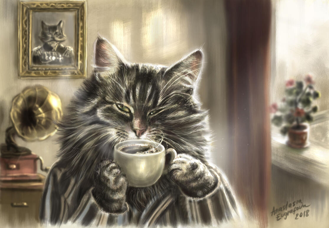 Morning Coffee - personal art