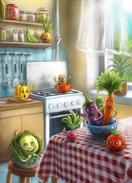 A Big Escape - book illustration