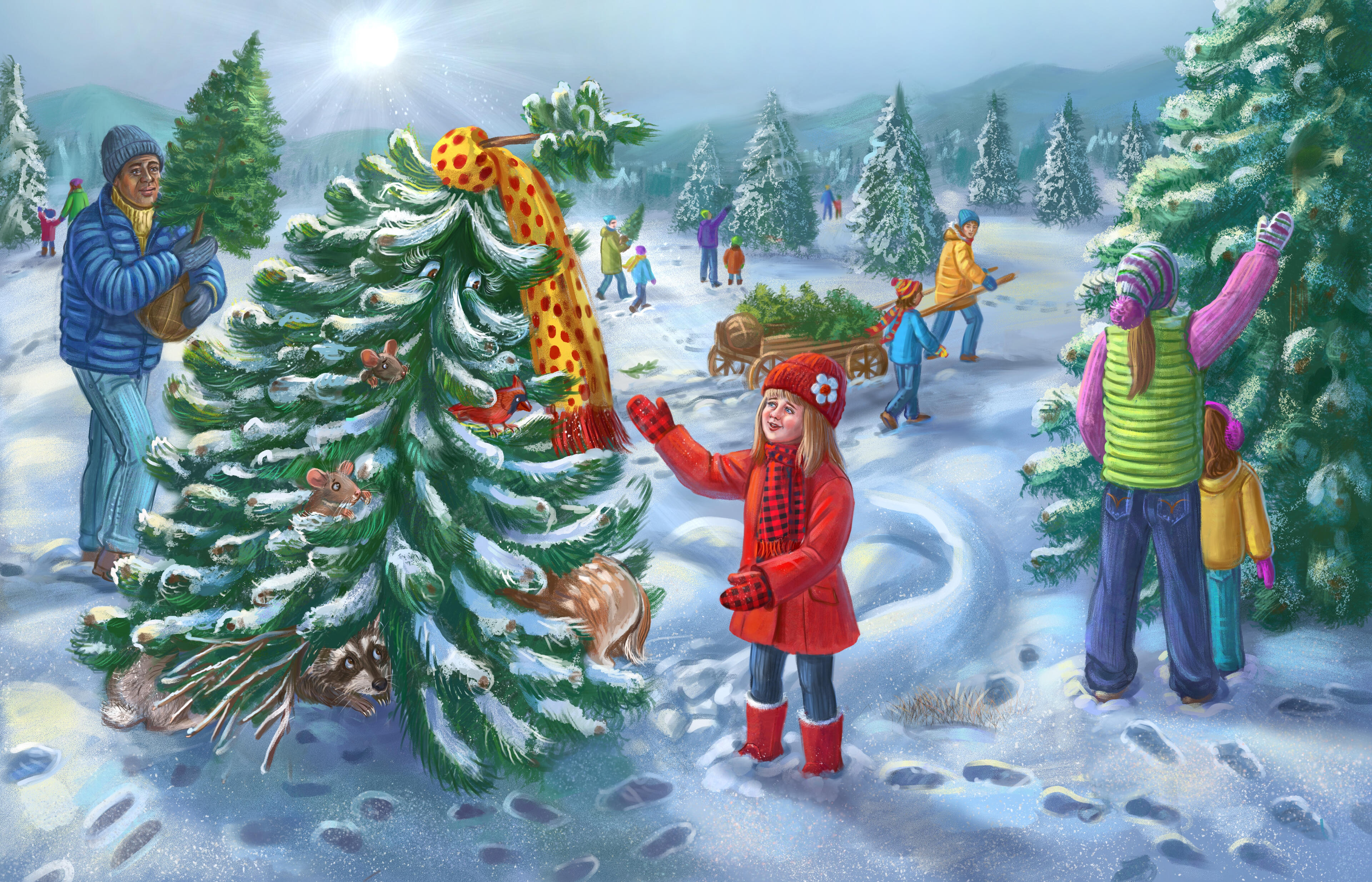 The Kind Christmas Pine - Interior Spread