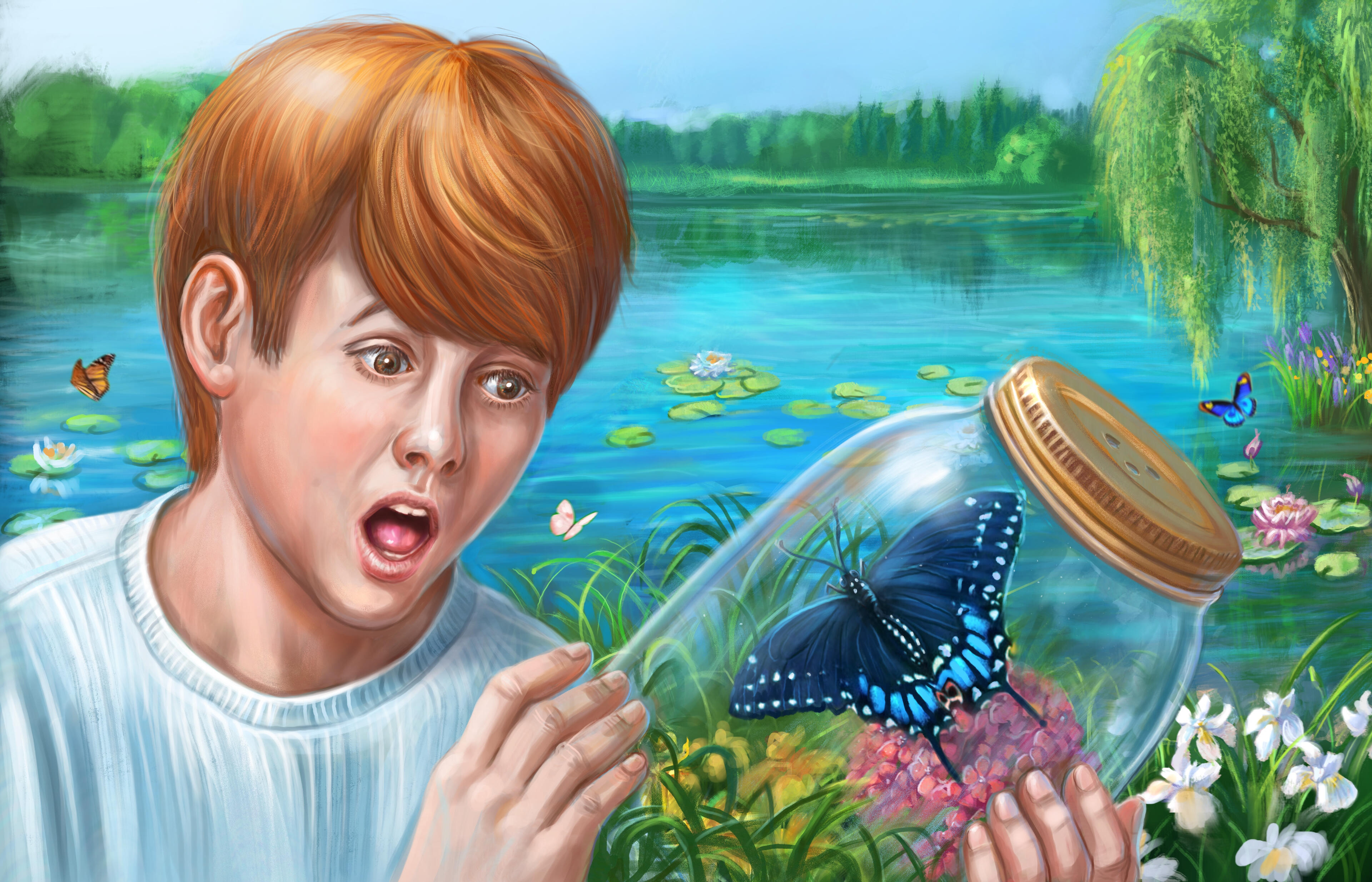 Charlie and The Black Swallowtail - Interior Spread